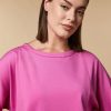 Vetements Marina Rinaldi | Sweat-Shirt En Jersey Fuchsia