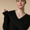 Vetements Marina Rinaldi | Pull En Cachemire Melange Noir