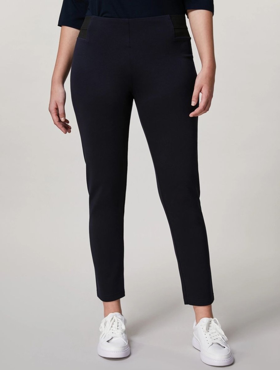 Vetements Marina Rinaldi | Legging En Jersey De Viscose Outremer