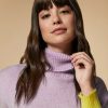 Vetements Marina Rinaldi | Pull En Mohair Melange Moutarde