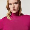 Vetements Marina Rinaldi | Pull En Viscose Extensible Fuchsia