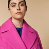 Vetements Marina Rinaldi | Caban En Tissu Jersey Fuchsia