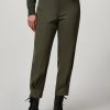 Vetements Marina Rinaldi | Pantalon En Cady Vert Fonce