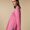 Vetements Marina Rinaldi | Pull En Laine Fuchsia