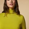 Vetements Marina Rinaldi | Pull Confortable En Viscose Jaune