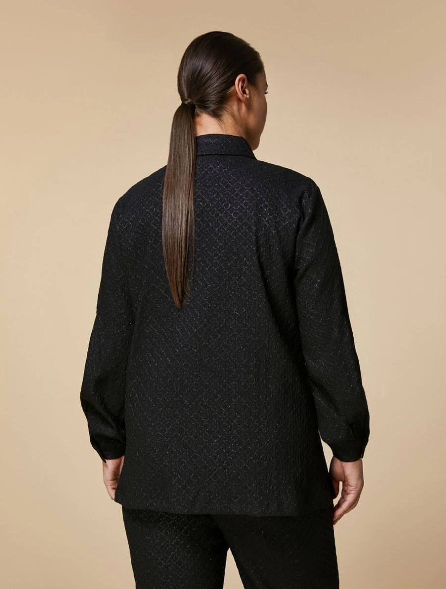 Vetements Marina Rinaldi | Tunique Jacquard Noir