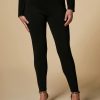 Vetements Marina Rinaldi | Legging En Maille De Viscose Noir