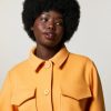 Vetements Marina Rinaldi | Veste En Jersey Compacte Orange