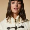 Vetements Marina Rinaldi | Veste Matelassee En Nylon Et Tissu Impermeables Blanc