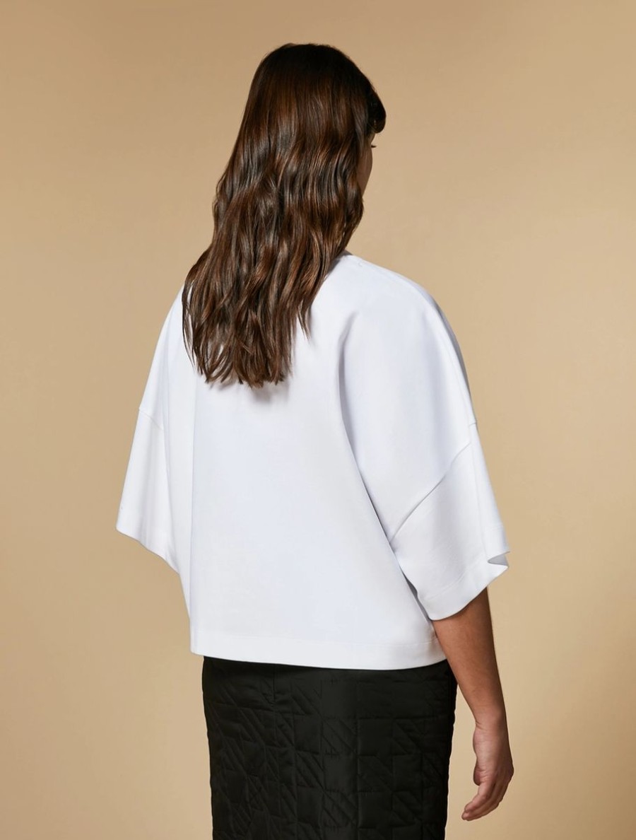 Vetements Marina Rinaldi | T-Shirt Imprime En Jersey Blanc